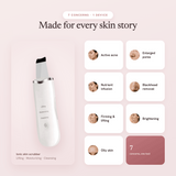 Ultrasonic Skin Scrubber — 3-in-1 Deep Cleanse, Exfoliate & Glow